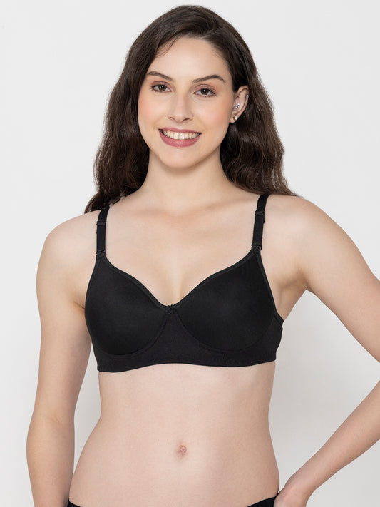 Women's Cotton Blend Lightly Padded Full Coverage Bra